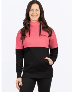 Women Stripe PO Hoodie Black/Astro Dust