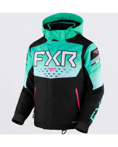 Child Helium Jacket Black/Mint Fade/E Pink