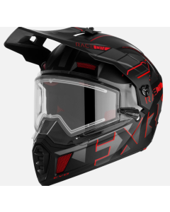 Clutch X Evo Helmet w/ E Shield Red XL