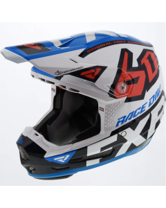 6D ATR-2Y Youth Helmet Wht/Navy/Blue/Nuke Red