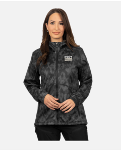 FXR Women Ridge Softshell Hoodie Black Fiber - S