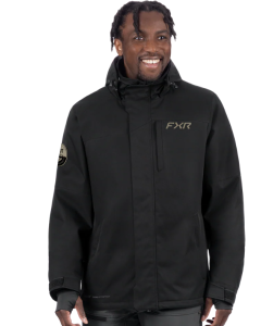 Men Ascend Jacket Black/Stone - L