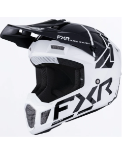 FXR Clutch Comp MX Helmet White/Black - M