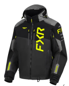 FXR Men&acute;s Helium X 2-in1 Jacket Asphalt/Ti/Hivis