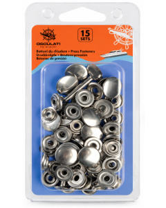 Osculati Snap Fastener Kit. 15 Sets