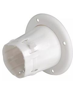 White PVC cable grommet 