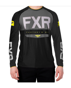 M Helium X Tech Longsleeve Black/Hi Vis-XL