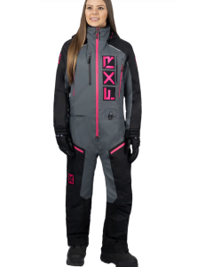 Women Recruit Lite Monosuit Black/Charcoal/Fuchsia