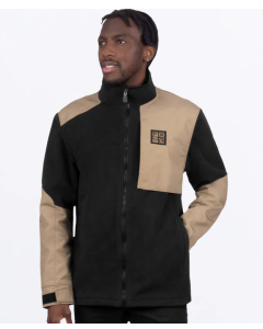 Men Grind Fleece Jacket Black/Canvas