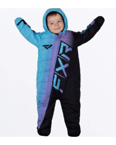 Infant CX Snowsuit Black/Lilac-Sky