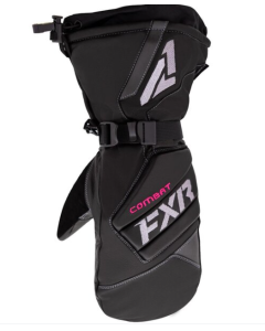 Women Combat Leather Mitt Black