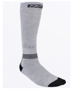 FXR W MISSION PERFORMANCE SOCKS WHT OS