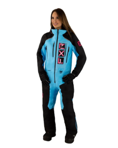 Women Recruit F.A.S.T. Monosuit Black/Sky Blue/Pink
