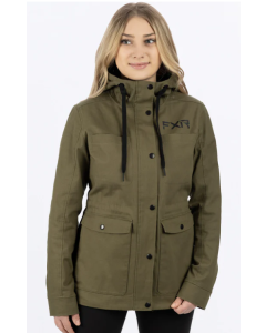 Women Ivy Canvas Jacket Army